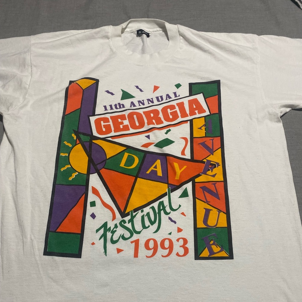 Georgia Day festival 1993 vintage tee